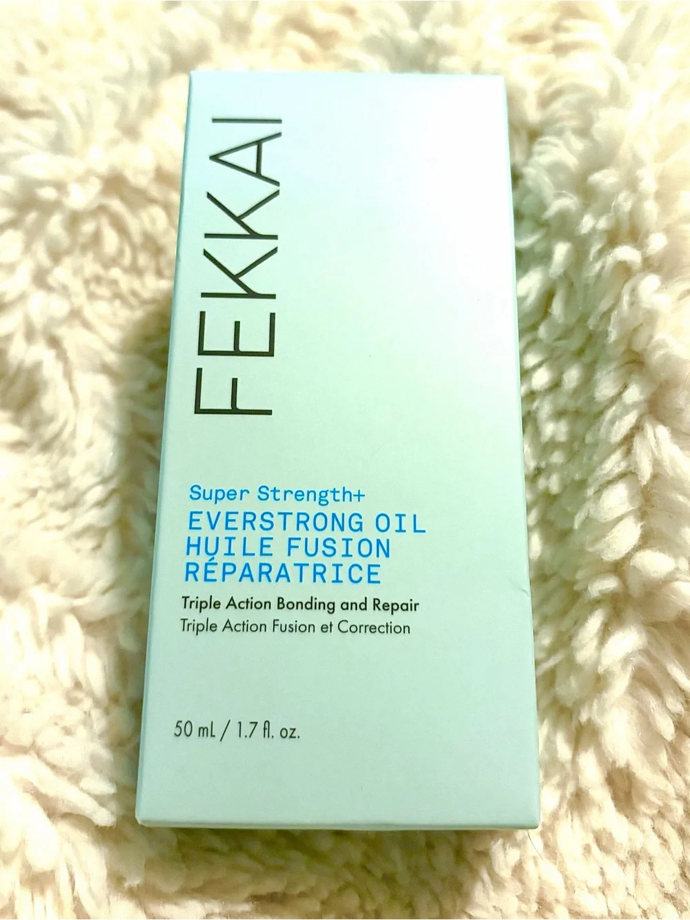 FEKKAI Super Strength+ Everstrong Oil Triple Action Bonding and Repair 1.7 Oz